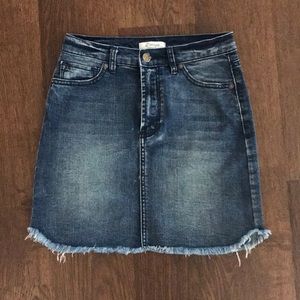 Denim skirt